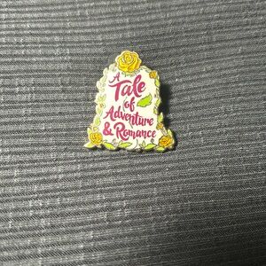 Beauty and the Beast quote Disney trading pin